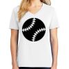 1-DAY RUSH NO MINIMUM Ladies V-Neck Short Sleeve T-Shirt Thumbnail