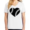 1-DAY RUSH NO MINIMUM Ladies V-Neck Short Sleeve T-Shirt Thumbnail