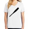 1-DAY RUSH NO MINIMUM Ladies V-Neck Short Sleeve T-Shirt Thumbnail