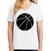 1-DAY RUSH NO MINIMUM Ladies V-Neck Short Sleeve T-Shirt Thumbnail