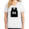 1-DAY RUSH NO MINIMUM Ladies V-Neck Short Sleeve T-Shirt Thumbnail