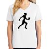 1-DAY RUSH NO MINIMUM Ladies V-Neck Short Sleeve T-Shirt Thumbnail