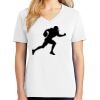 1-DAY RUSH NO MINIMUM Ladies V-Neck Short Sleeve T-Shirt Thumbnail