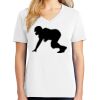 1-DAY RUSH NO MINIMUM Ladies V-Neck Short Sleeve T-Shirt Thumbnail