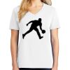 1-DAY RUSH NO MINIMUM Ladies V-Neck Short Sleeve T-Shirt Thumbnail