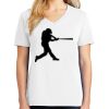 1-DAY RUSH NO MINIMUM Ladies V-Neck Short Sleeve T-Shirt Thumbnail