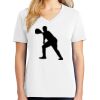 1-DAY RUSH NO MINIMUM Ladies V-Neck Short Sleeve T-Shirt Thumbnail