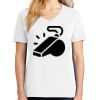 1-DAY RUSH NO MINIMUM Ladies V-Neck Short Sleeve T-Shirt Thumbnail