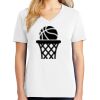 1-DAY RUSH NO MINIMUM Ladies V-Neck Short Sleeve T-Shirt Thumbnail