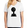 1-DAY RUSH NO MINIMUM Ladies V-Neck Short Sleeve T-Shirt Thumbnail