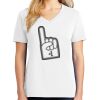 1-DAY RUSH NO MINIMUM Ladies V-Neck Short Sleeve T-Shirt Thumbnail