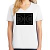 1-DAY RUSH NO MINIMUM Ladies V-Neck Short Sleeve T-Shirt Thumbnail