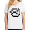 1-DAY RUSH NO MINIMUM Ladies V-Neck Short Sleeve T-Shirt Thumbnail