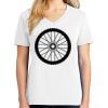 1-DAY RUSH NO MINIMUM Ladies V-Neck Short Sleeve T-Shirt Thumbnail