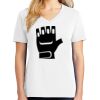1-DAY RUSH NO MINIMUM Ladies V-Neck Short Sleeve T-Shirt Thumbnail