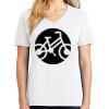 1-DAY RUSH NO MINIMUM Ladies V-Neck Short Sleeve T-Shirt Thumbnail