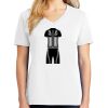 1-DAY RUSH NO MINIMUM Ladies V-Neck Short Sleeve T-Shirt Thumbnail
