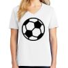 1-DAY RUSH NO MINIMUM Ladies V-Neck Short Sleeve T-Shirt Thumbnail
