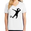 1-DAY RUSH NO MINIMUM Ladies V-Neck Short Sleeve T-Shirt Thumbnail