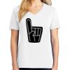 1-DAY RUSH NO MINIMUM Ladies V-Neck Short Sleeve T-Shirt Thumbnail