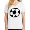 1-DAY RUSH NO MINIMUM Ladies V-Neck Short Sleeve T-Shirt Thumbnail