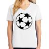 1-DAY RUSH NO MINIMUM Ladies V-Neck Short Sleeve T-Shirt Thumbnail