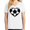 1-DAY RUSH NO MINIMUM Ladies V-Neck Short Sleeve T-Shirt Thumbnail