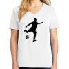 1-DAY RUSH NO MINIMUM Ladies V-Neck Short Sleeve T-Shirt Thumbnail