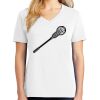 1-DAY RUSH NO MINIMUM Ladies V-Neck Short Sleeve T-Shirt Thumbnail