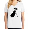 1-DAY RUSH NO MINIMUM Ladies V-Neck Short Sleeve T-Shirt Thumbnail
