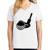 1-DAY RUSH NO MINIMUM Ladies V-Neck Short Sleeve T-Shirt Thumbnail