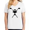 1-DAY RUSH NO MINIMUM Ladies V-Neck Short Sleeve T-Shirt Thumbnail
