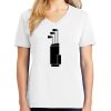 1-DAY RUSH NO MINIMUM Ladies V-Neck Short Sleeve T-Shirt Thumbnail