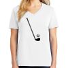 1-DAY RUSH NO MINIMUM Ladies V-Neck Short Sleeve T-Shirt Thumbnail