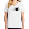 1-DAY RUSH NO MINIMUM Ladies V-Neck Short Sleeve T-Shirt Thumbnail