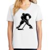 1-DAY RUSH NO MINIMUM Ladies V-Neck Short Sleeve T-Shirt Thumbnail