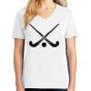 1-DAY RUSH NO MINIMUM Ladies V-Neck Short Sleeve T-Shirt Thumbnail