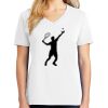 1-DAY RUSH NO MINIMUM Ladies V-Neck Short Sleeve T-Shirt Thumbnail