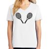 1-DAY RUSH NO MINIMUM Ladies V-Neck Short Sleeve T-Shirt Thumbnail