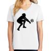 1-DAY RUSH NO MINIMUM Ladies V-Neck Short Sleeve T-Shirt Thumbnail
