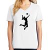 1-DAY RUSH NO MINIMUM Ladies V-Neck Short Sleeve T-Shirt Thumbnail
