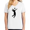 1-DAY RUSH NO MINIMUM Ladies V-Neck Short Sleeve T-Shirt Thumbnail