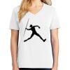1-DAY RUSH NO MINIMUM Ladies V-Neck Short Sleeve T-Shirt Thumbnail