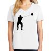 1-DAY RUSH NO MINIMUM Ladies V-Neck Short Sleeve T-Shirt Thumbnail