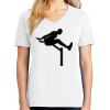 1-DAY RUSH NO MINIMUM Ladies V-Neck Short Sleeve T-Shirt Thumbnail