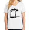 1-DAY RUSH NO MINIMUM Ladies V-Neck Short Sleeve T-Shirt Thumbnail