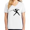 1-DAY RUSH NO MINIMUM Ladies V-Neck Short Sleeve T-Shirt Thumbnail