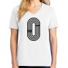 1-DAY RUSH NO MINIMUM Ladies V-Neck Short Sleeve T-Shirt Thumbnail