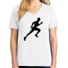 1-DAY RUSH NO MINIMUM Ladies V-Neck Short Sleeve T-Shirt Thumbnail