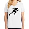 1-DAY RUSH NO MINIMUM Ladies V-Neck Short Sleeve T-Shirt Thumbnail